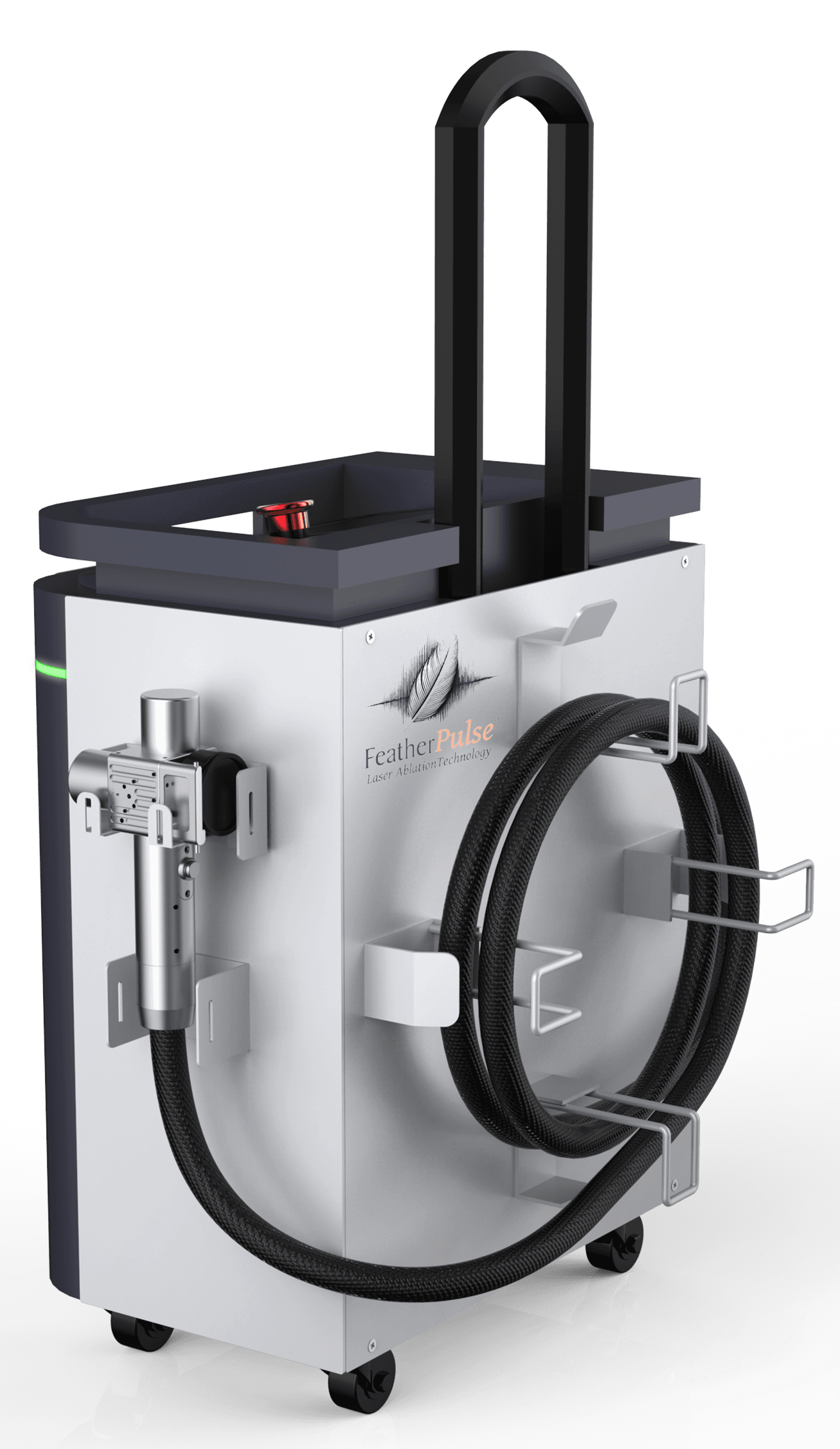 FP-300 cabinet rear panel with connections