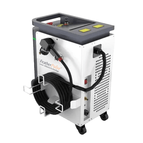 FP-300 FeatherPulse Laser — compact rolling case design