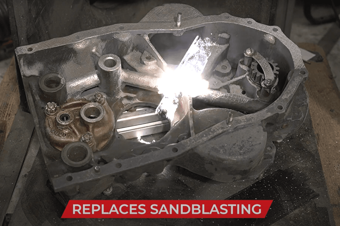 Replaces Sandblasting